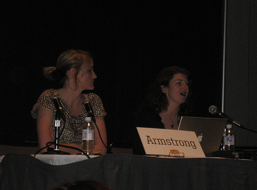 Heather Armstrong and Maggie Mason