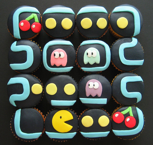Cupcakes with Pac man