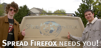 Spread Firefox On Car Window