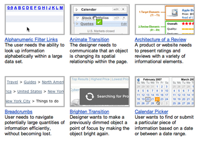Yahoo Design Patterns