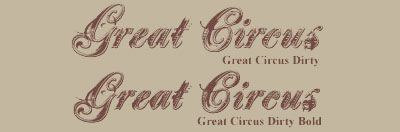 Great Circus Typeface
